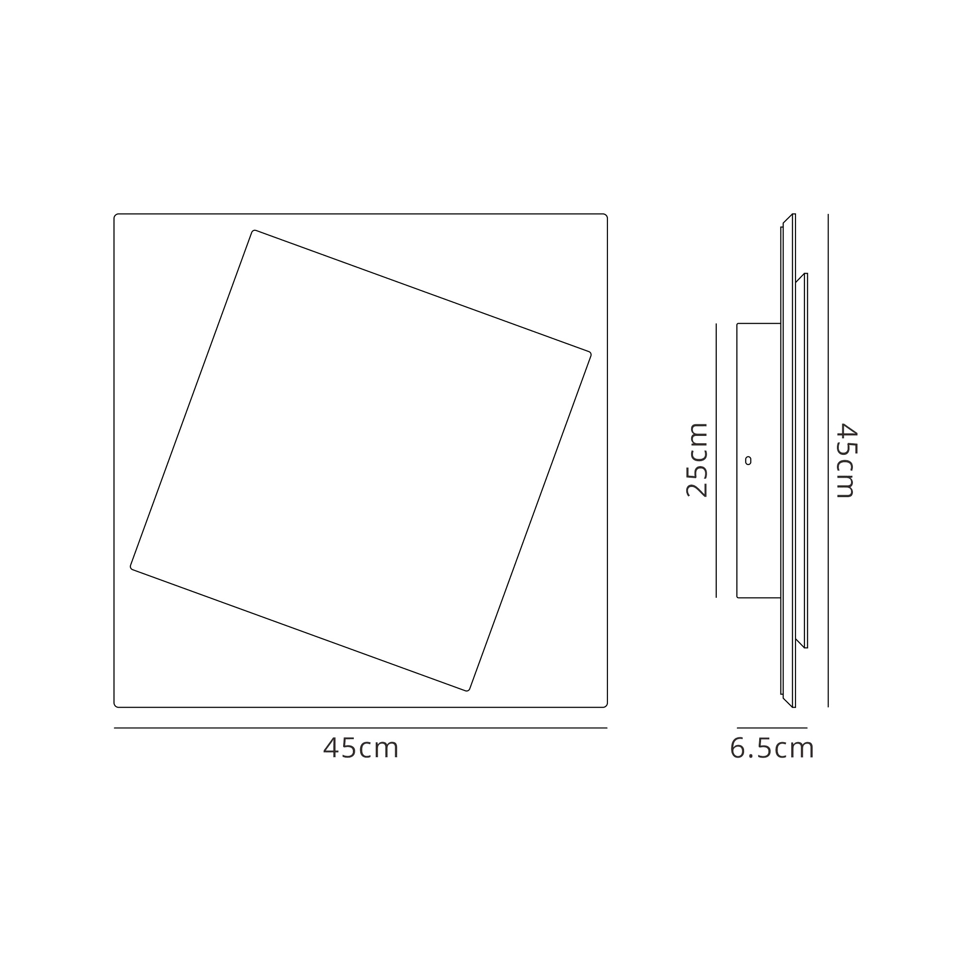 Dakla Wall Lights Mantra Flush Wall Lights